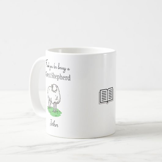 Customized JW; Apegation gift Koffiemok (Voorkant links)