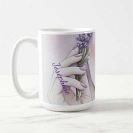 Customized Lavender Purple Woman Elegant Beauty Koffiemok
