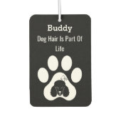 Customized Modern Classic Paw Dog Hair Pet Lovers Luchtverfrisser (Voorkant)