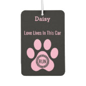 Customized Modern Daisy’s Paw Dog Love Funny Giftn Luchtverfrisser (Voorkant)
