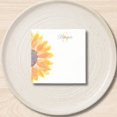 Customized Monogram Floral Post-it® Notes
