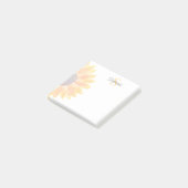 Customized Monogram Sunflower Post-it® Notes (Schuin)