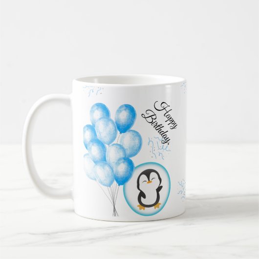Customized Mug for Birthday Koffiemok (Links)