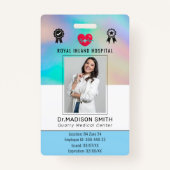 Customized Name and Photo |  ID Card Badge (Voorkant)