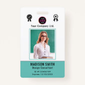 Customized Name and Photo |  ID Card Badge (Voorkant)