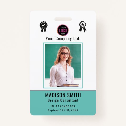 Customized Name and Photo |  ID Card Badge (Voorkant)