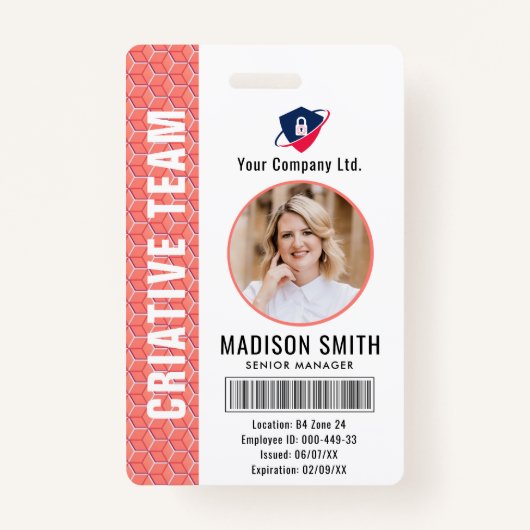 Customized Name and Photo |  ID Card Badge (Voorkant)