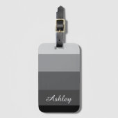 Customized Name Colourful Stylish Modern Elegant Bagagelabel (Voorkant (verticaal))