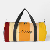 Customized Name Colourful Stylish Modern Elegant  Plunjezak (Achterkant)
