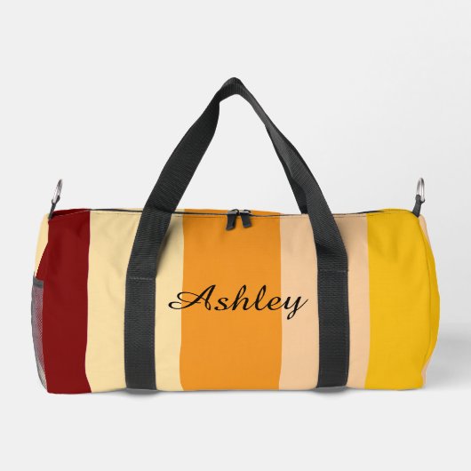 Customized Name Colourful Stylish Modern Elegant Plunjezak (Achterkant)