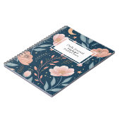 Customized Name Floral BOHO Journal/ Notitieboek (Linkerzijde)
