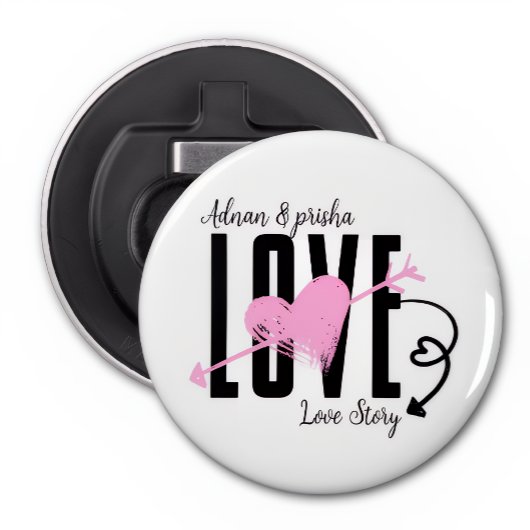 Customized Name Love Bottle Opener