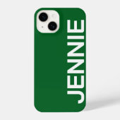 Customized Name Stylish Elegant Modern Minimal  iPhone Hoesje (Achterkant)