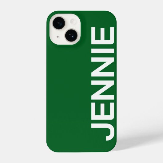 Customized Name Stylish Elegant Modern Minimal  iPhone Hoesje (Achterkant)