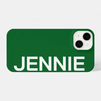 Customized Name Stylish Elegant Modern Minimal  iPhone 14 Hoesje