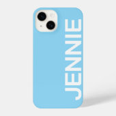 Customized Name Stylish Elegant Modern Minimal  iPhone Hoesje (Achterkant)