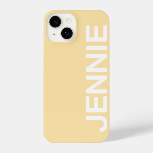 Customized Name Stylish Elegant Modern Minimal  iPhone Hoesje (Achterkant)