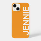 Customized Name Stylish Elegant Modern Minimal  iPhone Hoesje (Achterkant)