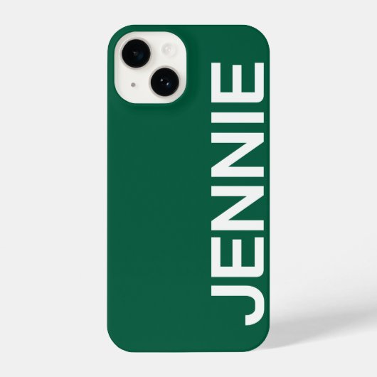 Customized Name Stylish Elegant Modern Minimal  iPhone Hoesje (Achterkant)