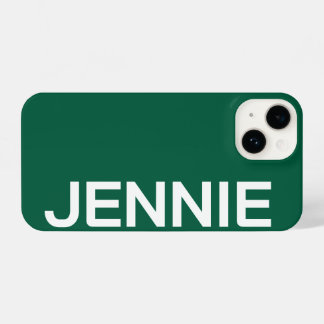 Customized Name Stylish Elegant Modern Minimal  iPhone 14 Hoesje