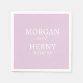 CUSTOMIZED NAME STYLISH MODERN WEDDING  SERVET (Voorkant)