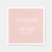 CUSTOMIZED NAME STYLISH MODERN  WEDDING  SERVET (Voorkant)