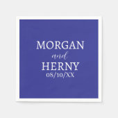 CUSTOMIZED NAME STYLISH MODERN  WEDDING  SERVET (Voorkant)