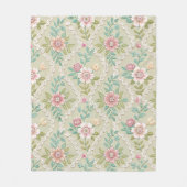 Customized Pattern Texture Lace Floral Fleece Deken (Voorkant)