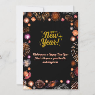 Customized & Personalized Happy New Year Greeting Feestdagenkaart