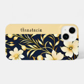 Customized Phone Case Floral Design iPhone Hoesje (Achterkant horizontaal)