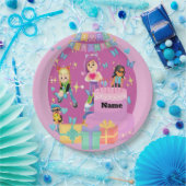 Customized PKXD Style Happy Birthday Paper Plate Papieren Bordje (Feest)