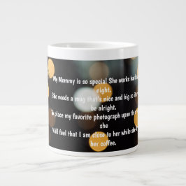 Customized Poem on Birthday Mug Grote Koffiekop
