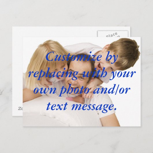 Customized Postcard Briefkaart (Voorkant / Achterkant)