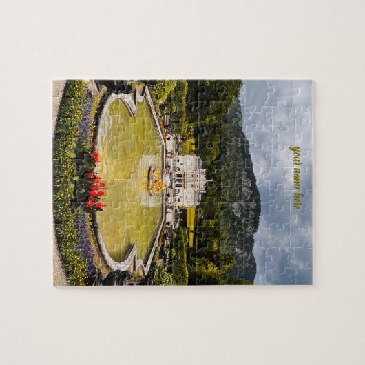 Customized Puzzle of Linderhof Palace Legpuzzel (Horizontaal)