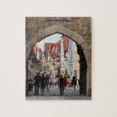 Customized Puzzle of Rothenburg, Germany Legpuzzel (Verticaal)