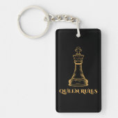 Customized Queen Rules Sleutelhanger (Voorkant)