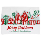 Customized Real Estate Company Christmas Party Groot Cadeauzakje (Voorkant)