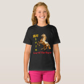 Customized Red & Gold Festive Chinese New Year T-shirt (Voorkant volledig)