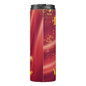 Customized Red & Gold Festive Chinese New Year Thermosbeker (Achterkant)