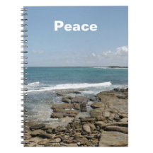 Customized Rocky Beach Notebook