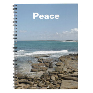 Customized Rocky Beach Notebook Notitieboek
