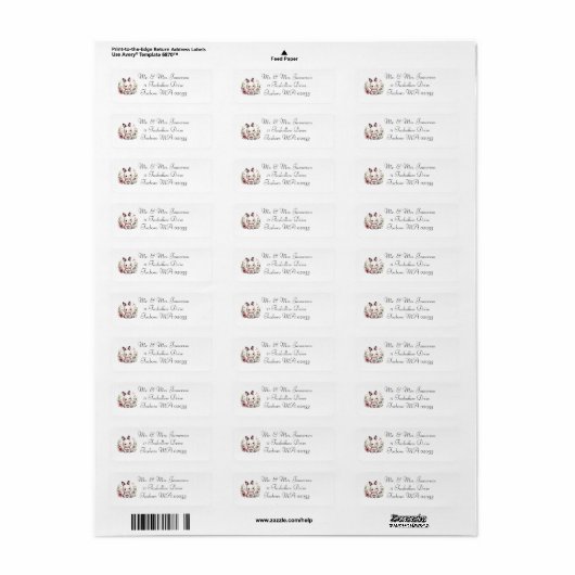 Customized Shipping Labels (Full Sheet)