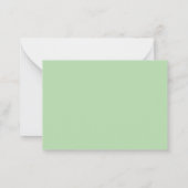 Customized Strawberry Romantic Thank You Card Notitiekaartje (Achterkant)