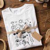Customized Summer Vibes Mom T-Shirt