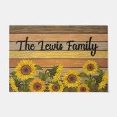 Customized Sunflower Decor, Garden Mat (Voorkant)
