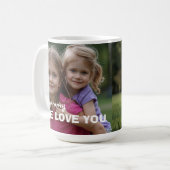 Customized with 2 and text koffiemok (Voorkant links)