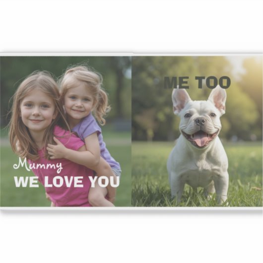 Customized with 2 and text sticker (Voorkant)