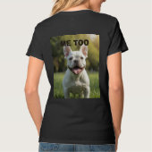 Customized with 2 and text t-shirt (Achterkant)