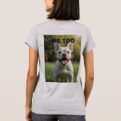 Customized with 2 and text t-shirt (Achterkant)