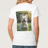 Customized with 2 and text t-shirt (Achterkant)